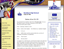 Tablet Screenshot of needhamhighschoolclassof1963.com